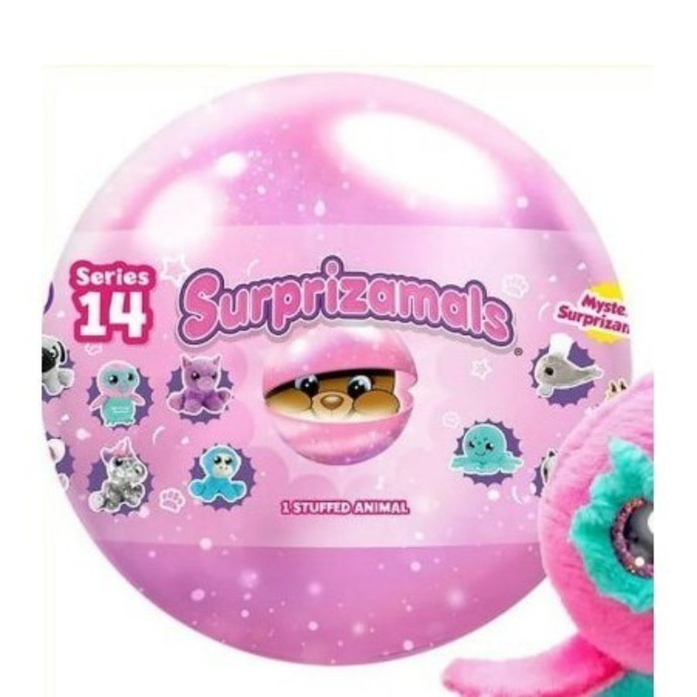 2x SURPRIZAMALS STUFFED ANIMAL MYSTERY BLIND BOX BALL - Picture 2 of 5